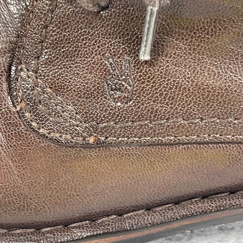 John Varvatos Chukka Boots Mens 13 Brown Leather Lace Up Ankle Boots Casual
